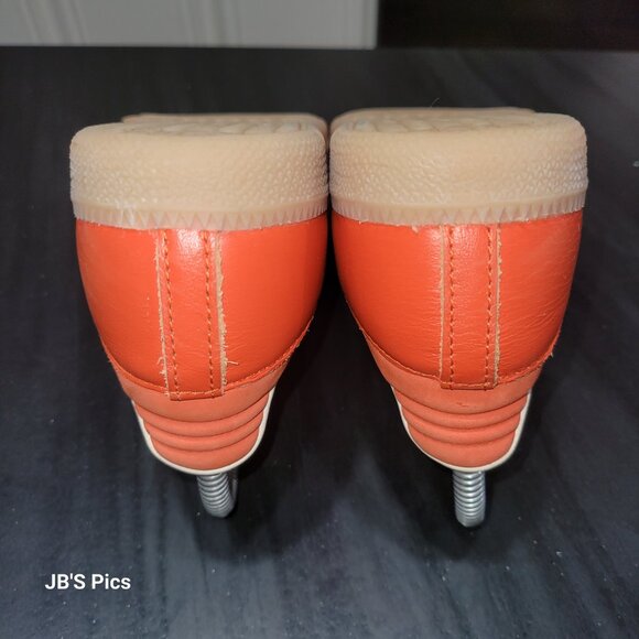 Adidas Samba Women's OG Originals Collegiate Orange & Cream White Gum Sole Shoes - Picture 5 of 16